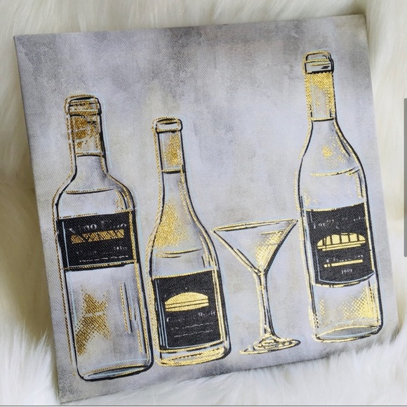 MARTINI COCKTAIL CANVAS ART NWT - Picture 3 of 8